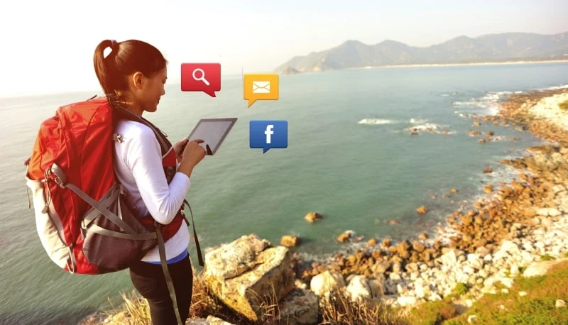 Editorial illustration for WorldSIM Review: International Travel SIM and eSIM for Working Abroad