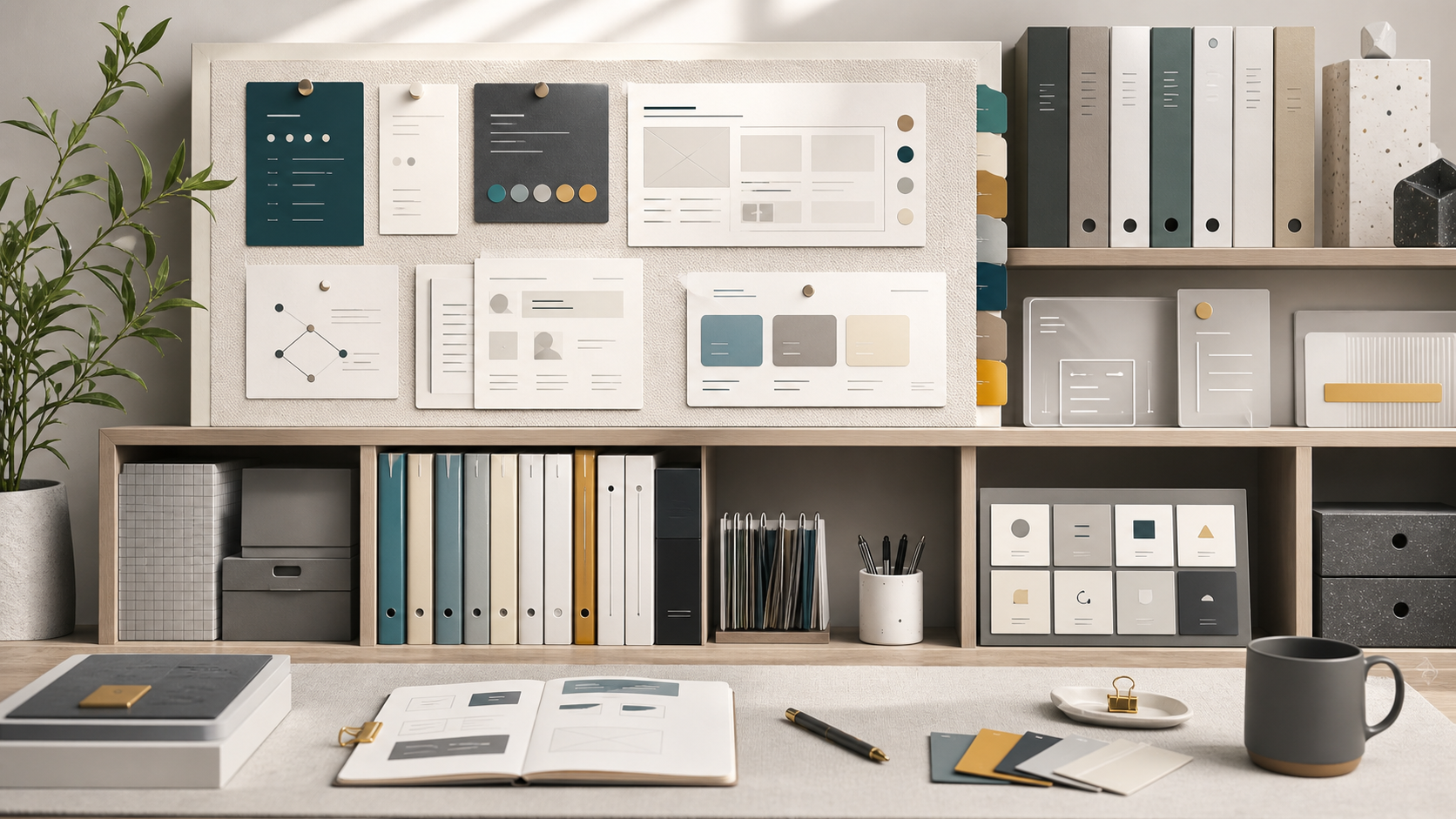 Figma and documentation workflow board