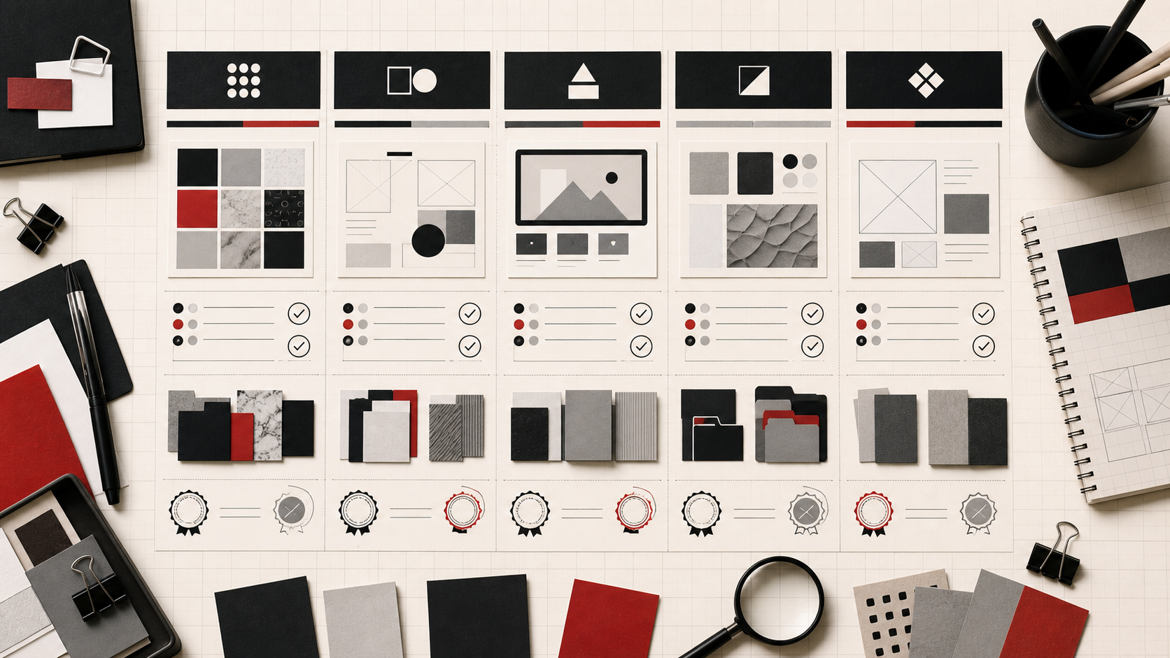 UI8 and Creative Market design resource board