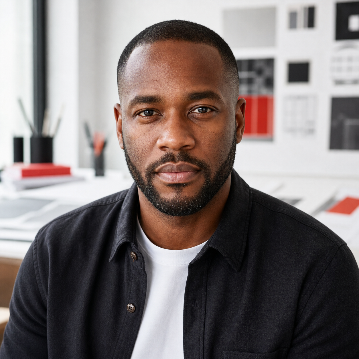 Portrait of Theo Grant, Design Overflow research editor